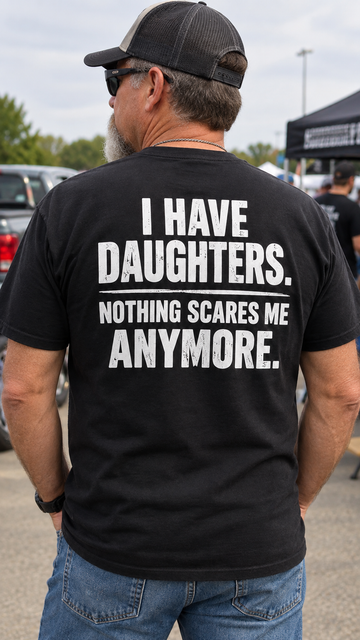 Nothing Scares Me Anymore Dad Tee