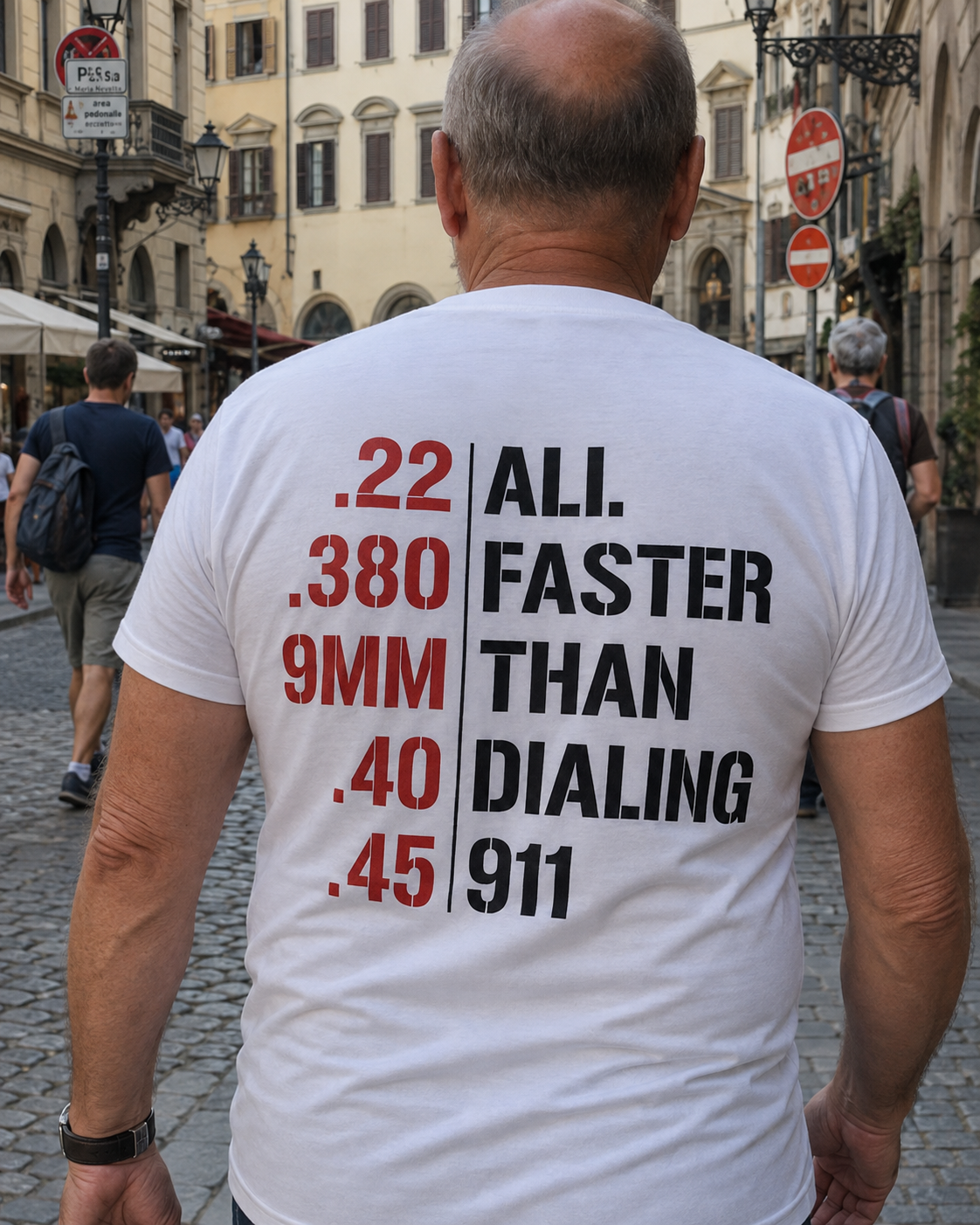 Faster Than Dialing 911 T-Shirt