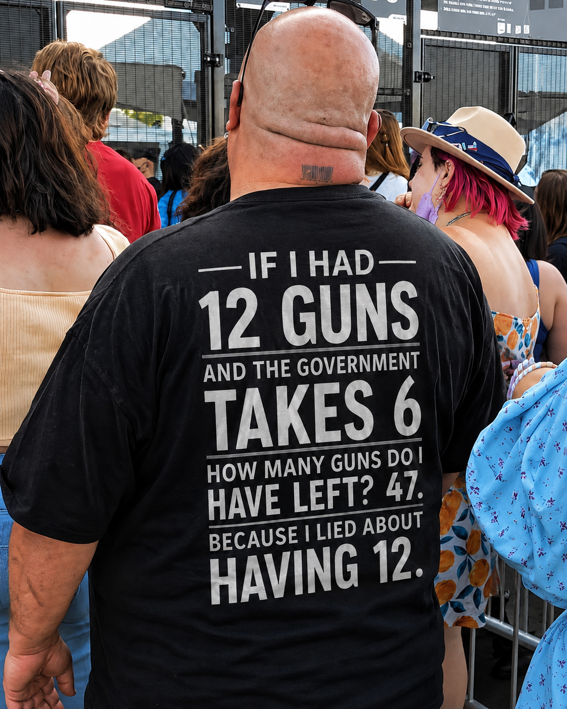 If I Had 12 Guns Funny 2A T-Shirt