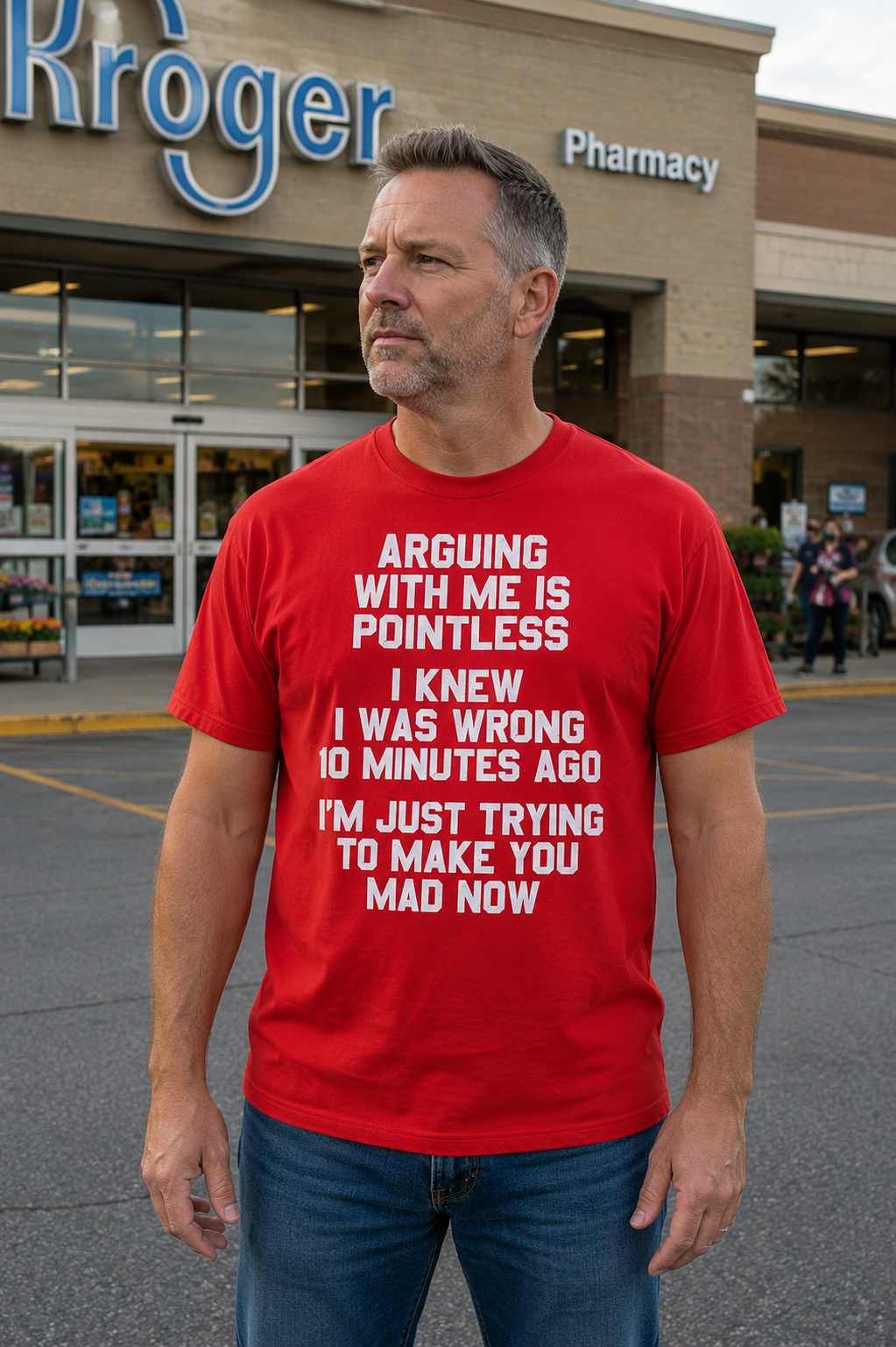 Aguing With Me Is Pointless Shirt – Funny Protective Dad T-Shirt