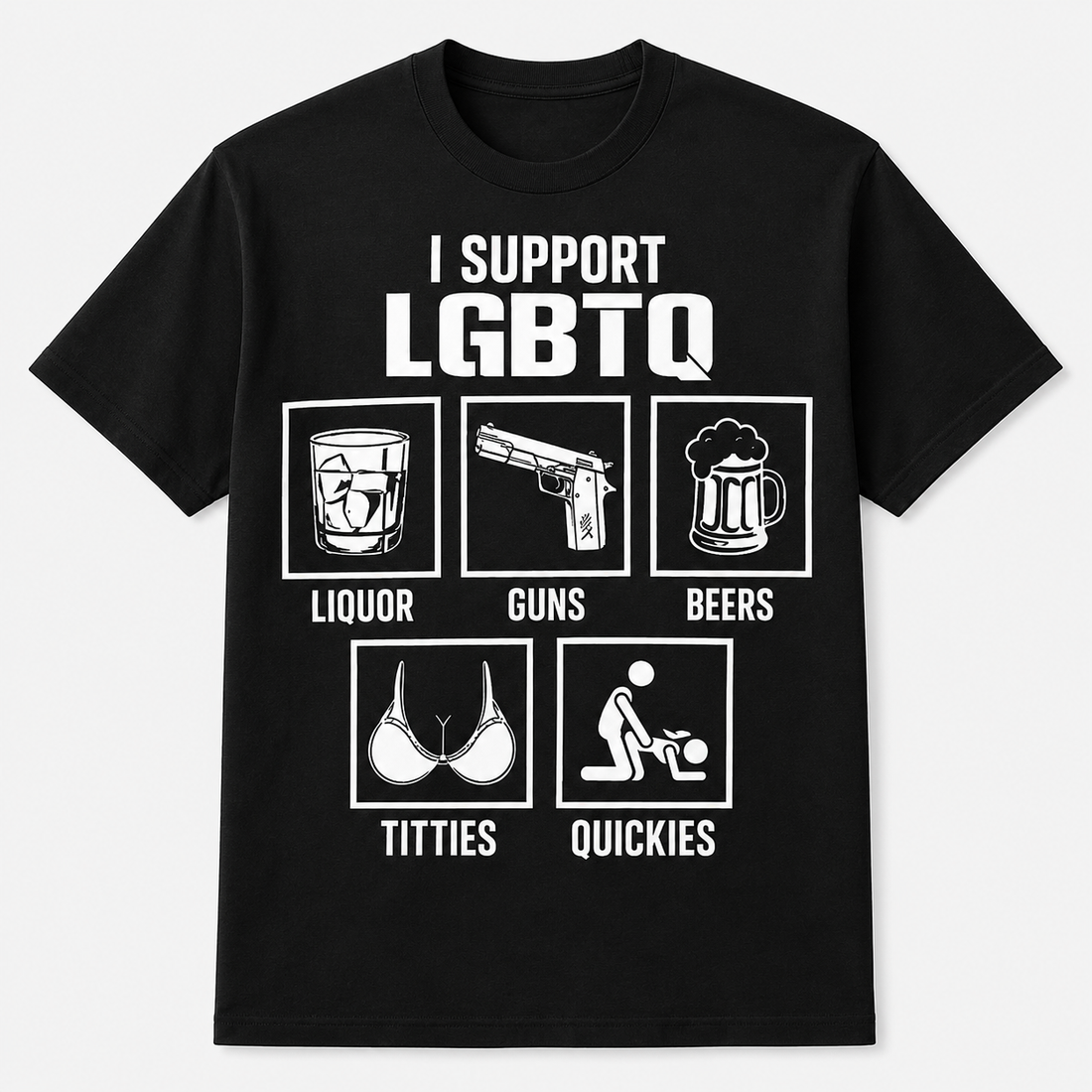 I Support LGBTQ Tshirt - Funny Tshirt