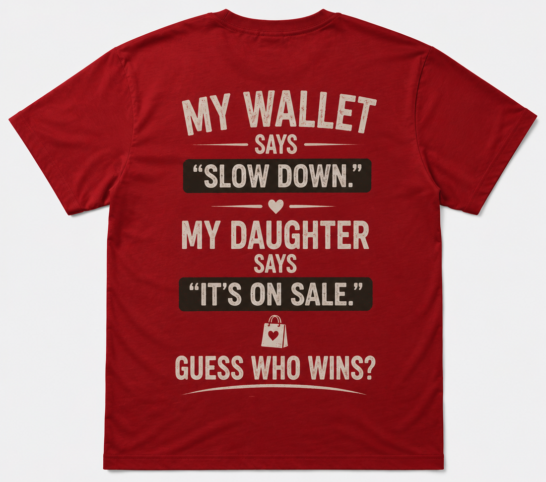 My Wallet Says “Slow Down” Shirt – Funny Protective Dad T-Shirt