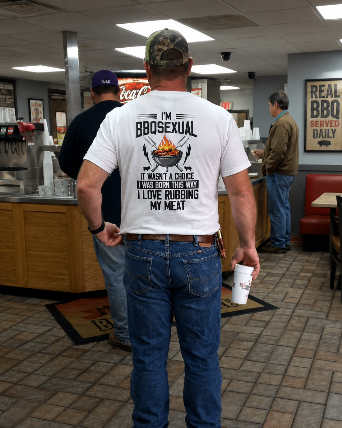 BBQsexual Born To Grill Funny BBQ T-Shirt