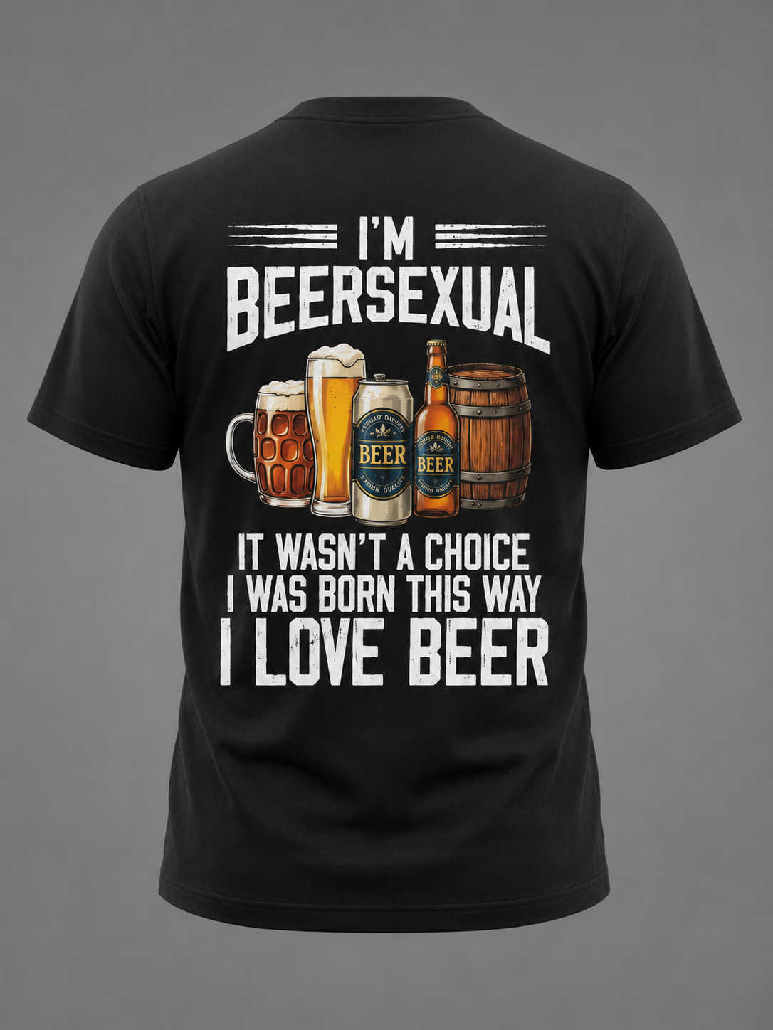 I'm Beersexual Shirt – Funny Protective Dad T-Shirt