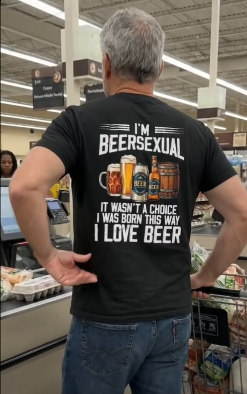 I'm Beersexual Shirt – Funny Protective Dad T-Shirt