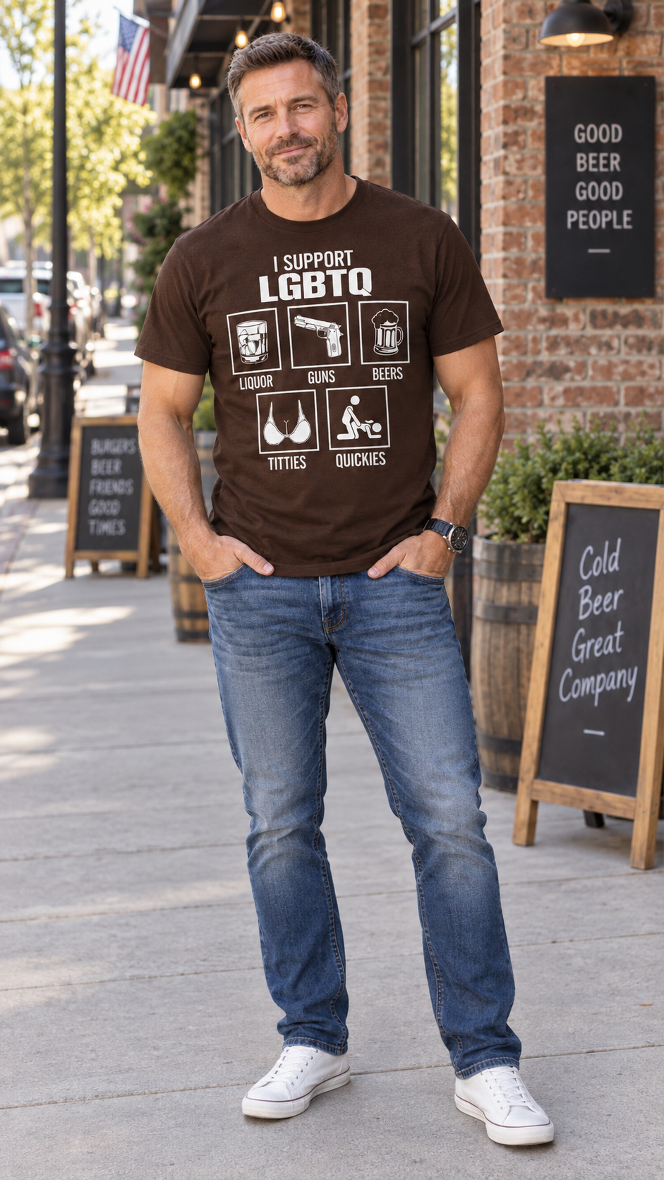 I Support LGBTQ Tshirt - Funny Tshirt