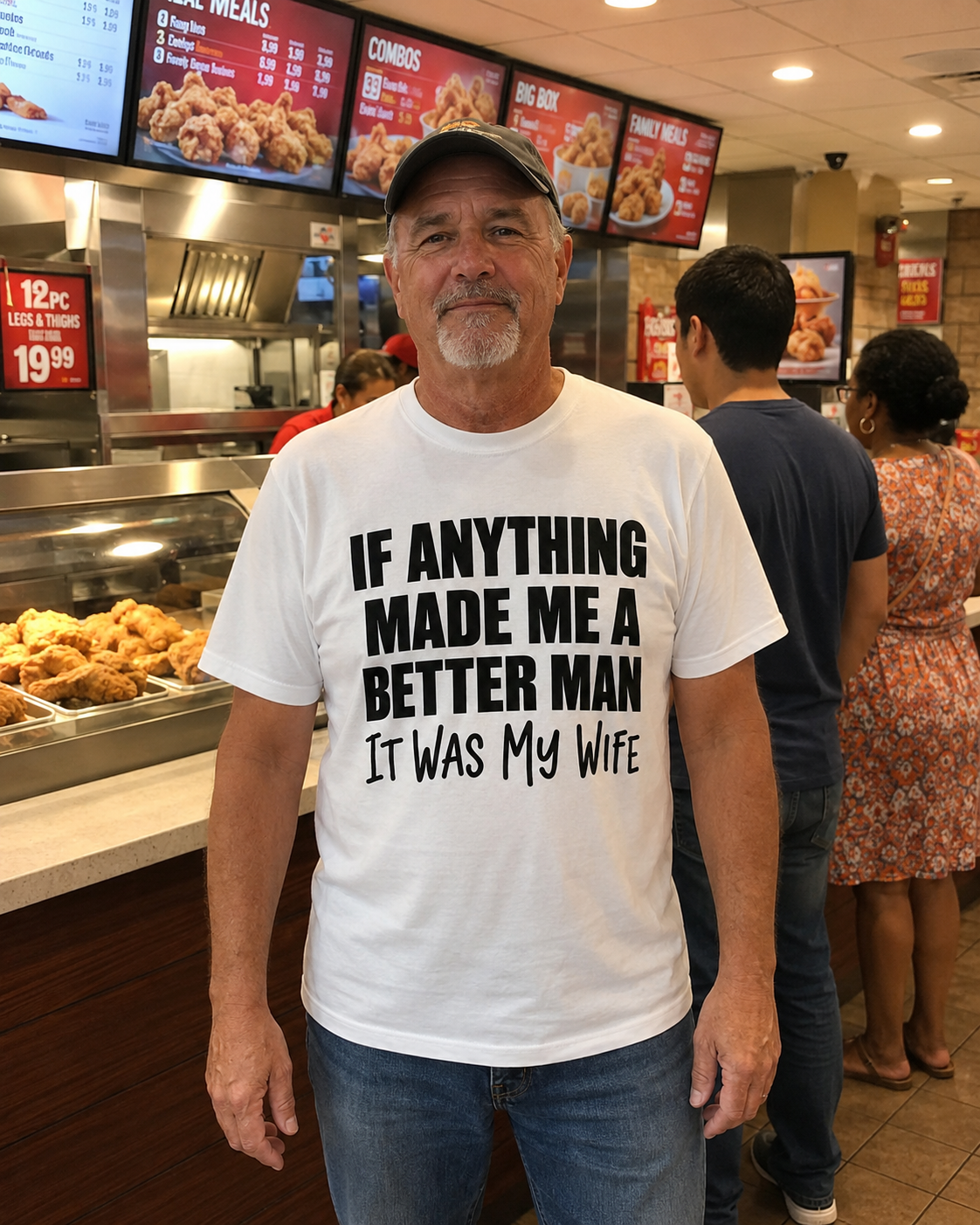 If Anything Made Me A Better Man Shirt – Funny Protective Dad T-Shirt