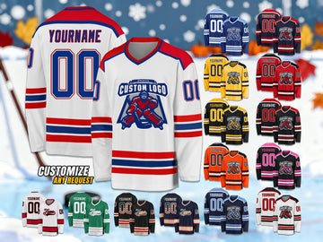 Custom Name - Team Hockey JS - All Stitched