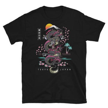 Japanese Traditional Dragon Tee - Gift for friend
