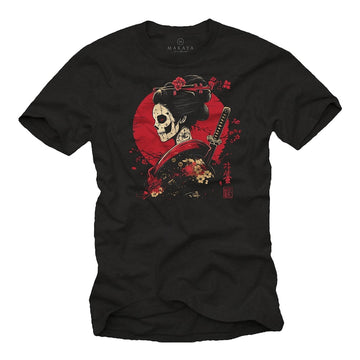 Japanese Geisha Warrior Tee - Gift for friend