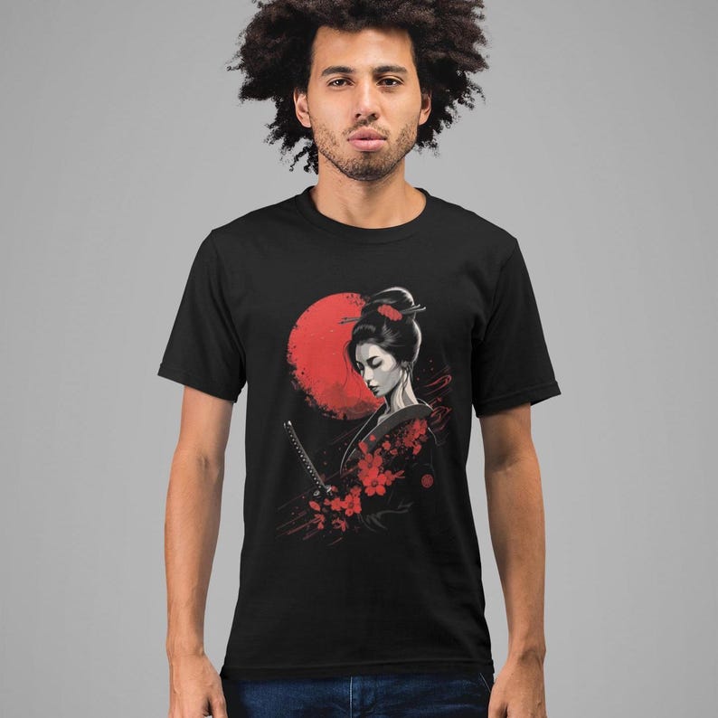 Japanese Geisha Tee - Gift for friends