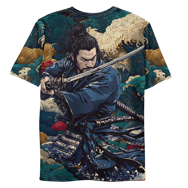 Japanese Ocean Graphic Tee - Gift for friend
