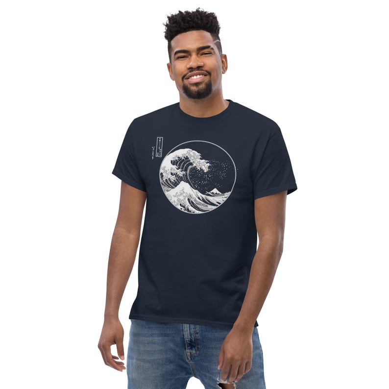 The Great Wave Kanagawa Tee - Gift for friends