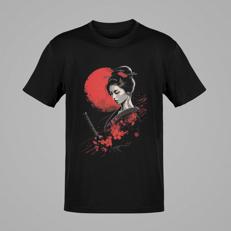 Japanese Geisha Tee - Gift for friends
