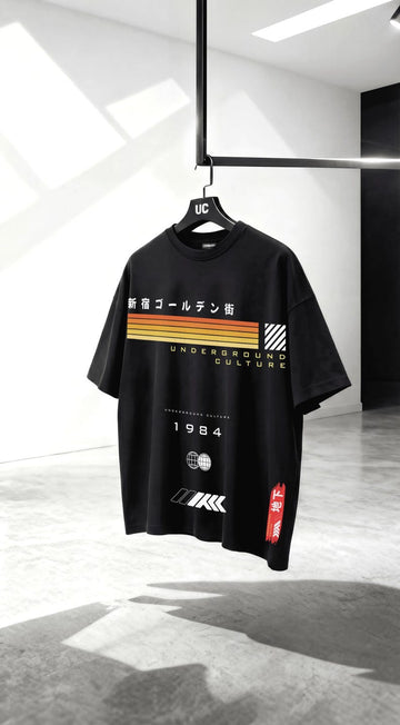 Japanese Boxy Streetwear Tee - Gift for friend