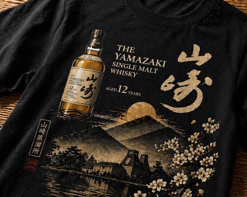 Japanese Golden Sakura Spirit Tee - Gift for friend