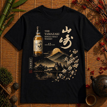 Japanese Golden Sakura Spirit Tee - Gift for friend