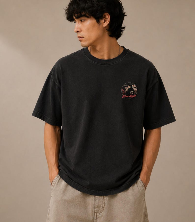 Japanese Slow Night JDM Tee - Gift for friend