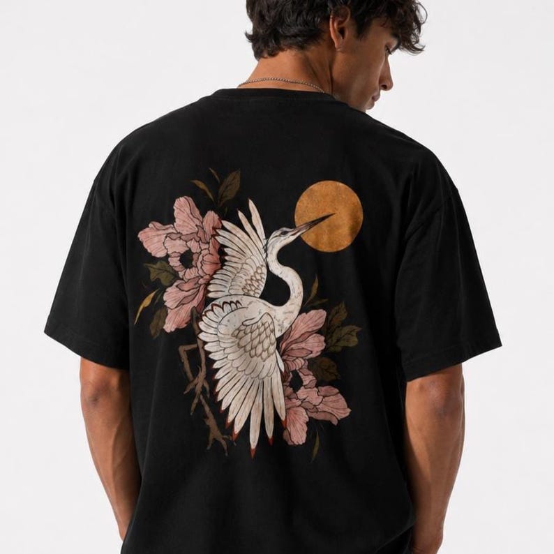 Mirtho The Crane Floral Tee - Gift for friends