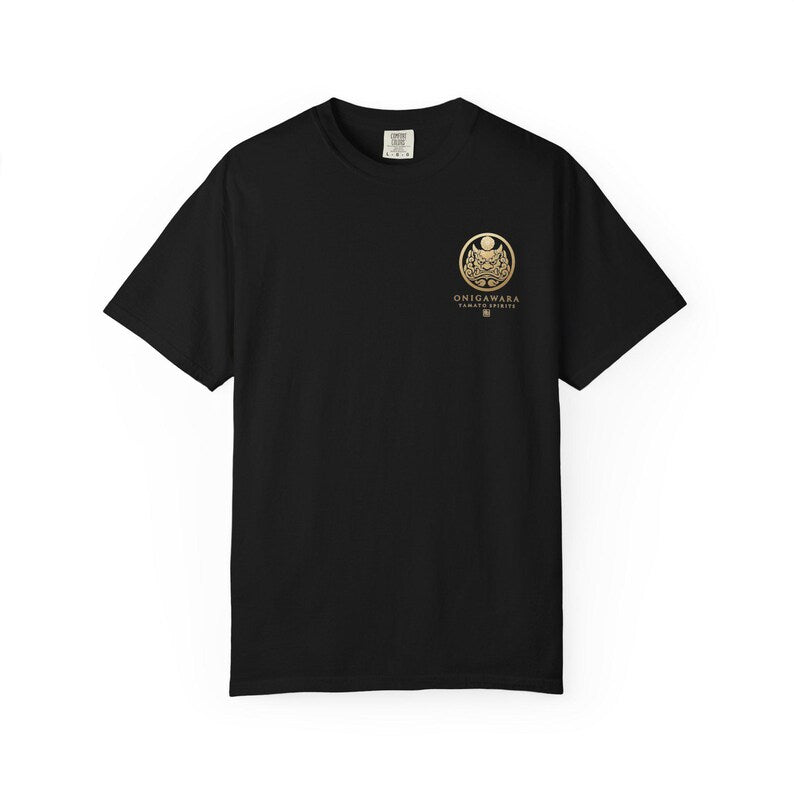 Japanese Oni Shrine Illustration Tee - Gift for friend