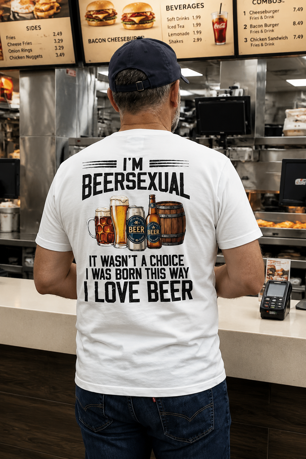 I'm Beersexual Shirt – Funny Protective Dad T-Shirt