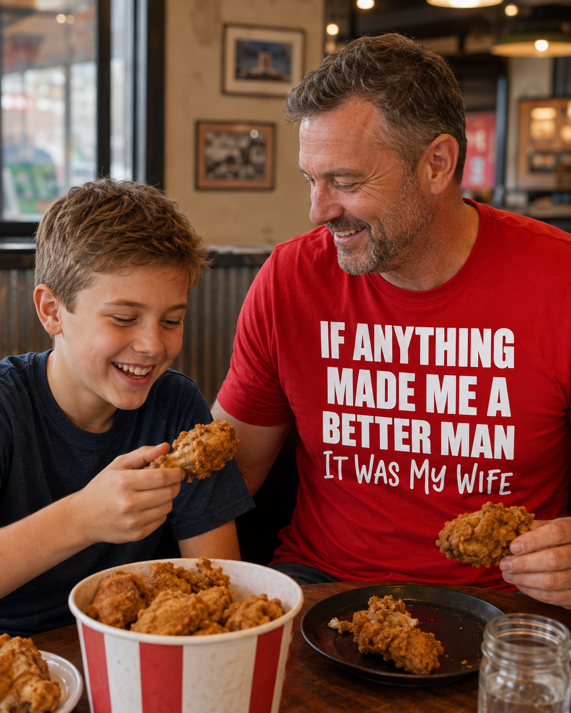 If Anything Made Me A Better Man Shirt – Funny Protective Dad T-Shirt