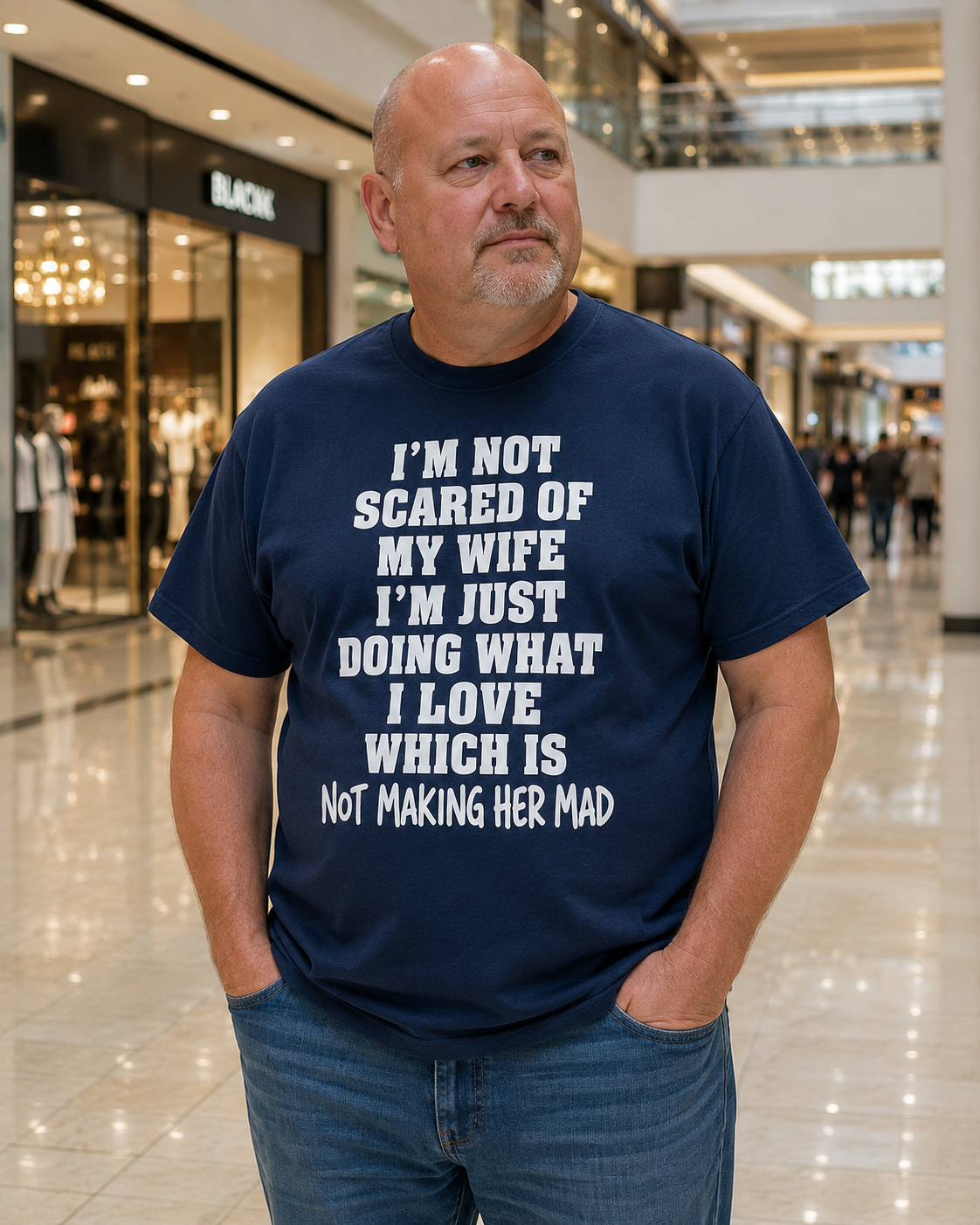 Im Not Scared Of My Wife Im Just Doing What I love Shirt – Funny Protective Dad T-Shirt
