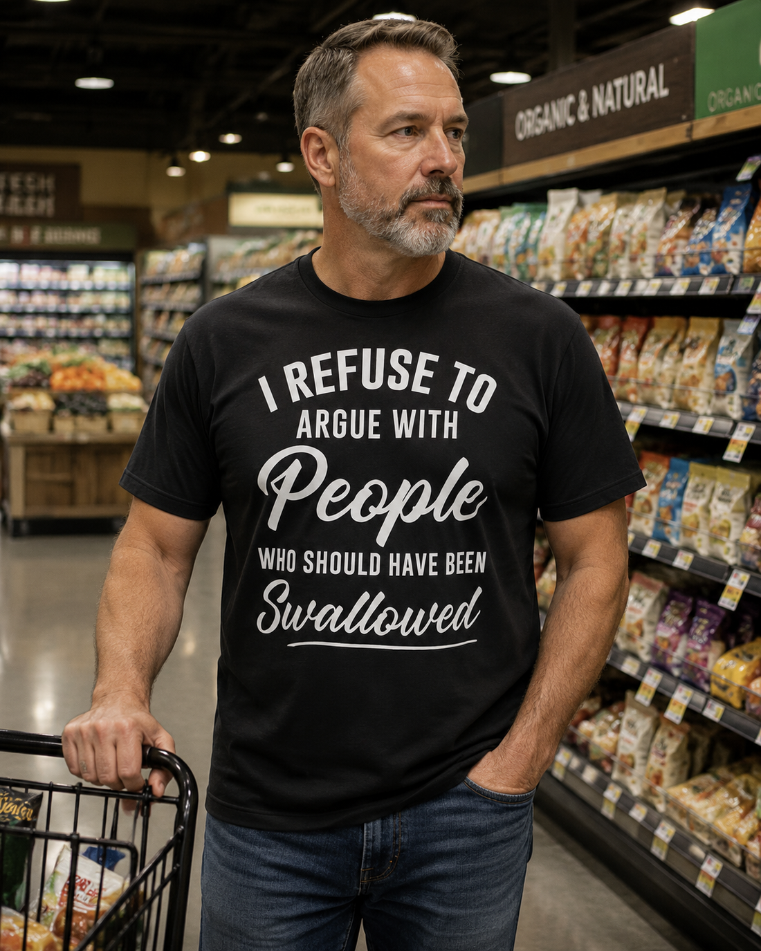 I Refuse To Argue With People Shirt – Funny Protective Dad T-Shirt