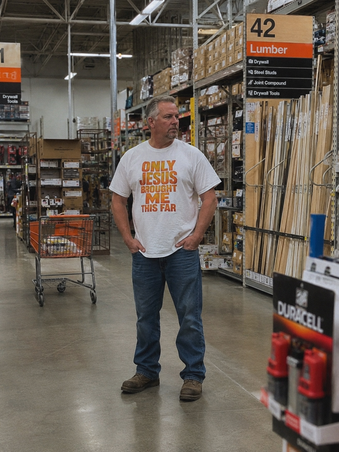 Only Jesus Brought Me This Far Shirt – Funny Protective Dad T-Shirt